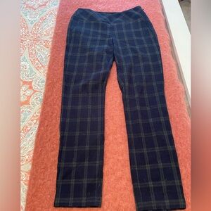 Cabi Tartan slim ankle pant
